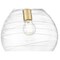 Z-Lite Bon Air Pendant, 1-Light, 10 In.W x 13.75 In.H, Modern Gold/Clear 496P10-MGLD - alternate 5